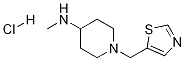 Methyl-(1-thiazol-5-ylmethyl-piperidin-4-yl)-amine hydrochloride Struktur