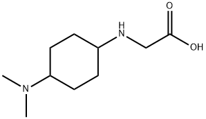 (4-DiMethylaMino-cyclohexylaMino)-acetic acid Struktur