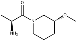 (S)-2-AMino-1-((R)-3-Methoxy-piperidin-1-yl)-propan-1-one Struktur