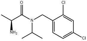 (S)-2-AMino-N-(2,4-dichloro-benzyl)-N-isopropyl-propionaMide Struktur