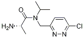 (S)-2-AMino-N-(6-chloro-pyridazin-3-ylMethyl)-N-isopropyl-propionaMide Struktur