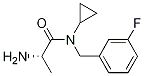 (S)-2-AMino-N-cyclopropyl-N-(3-fluoro-benzyl)-propionaMide Struktur