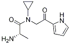 (S)-2-AMino-N-cyclopropyl-N-[2-oxo-2-(1H-pyrrol-2-yl)-ethyl]-propionaMide Struktur