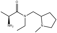 (S)-2-AMino-N-ethyl-N-(1-Methyl-pyrrolidin-2-ylMethyl)-propionaMide Struktur