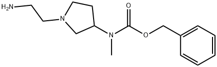 [1-(2-AMino-ethyl)-pyrrolidin-3-ylMethyl]-carbaMic acid benzyl ester Struktur