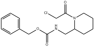 [1-(2-Chloro-acetyl)-piperidin-2-ylMethyl]-carbaMic acid benzyl ester Struktur