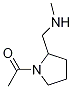 1-(2-MethylaMinoMethyl-pyrrolidin-1-yl)-ethanone Struktur