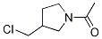 1-(3-ChloroMethyl-pyrrolidin-1-yl)-ethanone Struktur