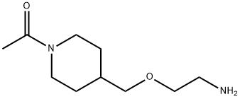 1-[4-(2-AMino-ethoxyMethyl)-piperidin-1-yl]-ethanone Struktur