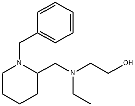 2-[(1-Benzyl-piperidin-2-ylMethyl)-ethyl-aMino]-ethanol Struktur