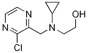 2-[(3-Chloro-pyrazin-2-ylMethyl)-cyclopropyl-aMino]-ethanol Struktur