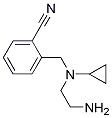 2-{[(2-AMino-ethyl)-cyclopropyl-aMino]-Methyl}-benzonitrile Struktur