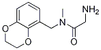 2-AMino-N-(2,3-dihydro-benzo[1,4]dioxin-5-ylMethyl)-N-Methyl-acetaMide Struktur