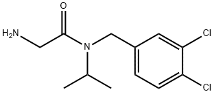 2-AMino-N-(3,4-dichloro-benzyl)-N-isopropyl-acetaMide Struktur