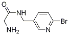 2-AMino-N-(6-broMo-pyridin-3-ylMethyl)-acetaMide Struktur