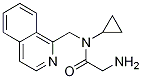 2-AMino-N-cyclopropyl-N-isoquinolin-1-ylMethyl-acetaMide Struktur