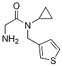 2-AMino-N-cyclopropyl-N-thiophen-3-ylMethyl-acetaMide Struktur