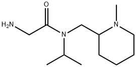 2-AMino-N-isopropyl-N-(1-Methyl-piperidin-2-ylMethyl)-acetaMide Struktur