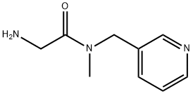 2-AMino-N-Methyl-N-pyridin-3-ylMethyl-acetaMide Struktur