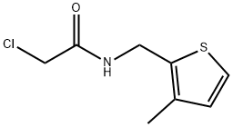 2-Chloro-N-(3-Methyl-thiophen-2-ylMethyl)-acetaMide Struktur