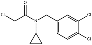 2-Chloro-N-cyclopropyl-N-(3,4-dichloro-benzyl)-acetaMide Struktur