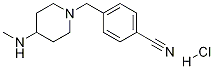 4-(4-MethylaMino-piperidin-1-ylMethyl)-benzonitrile
hydrochloride Struktur