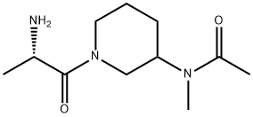 N-[1-((S)-2-AMino-propionyl)-piperidin-3-yl]-N-Methyl-acetaMide Struktur