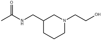 N-[1-(2-Hydroxy-ethyl)-piperidin-3-ylMethyl]-acetaMide Struktur