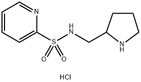 Pyridine-2-sulfonic acid (pyrrolidin-2-ylMethyl)-aMide hydrochloride Struktur