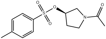 Toluene-4-sulfonic acid (R)-1-acetyl-pyrrolidin-3-yl ester Struktur