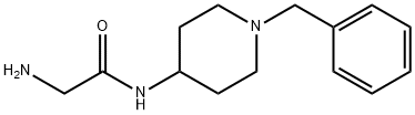 2-amino-N-(1-benzylpiperidin-4-yl)acetamide Struktur