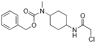 (1R,4R)-[4-(2-Chloro-acetylaMino)-cyclohexyl]-Methyl-carbaMic acid benzyl ester Struktur