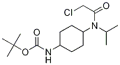 (1R,4R)-{4-[(2-Chloro-acetyl)-isopropyl-aMino]-cyclohexyl}-carbaMic acid tert-butyl ester Struktur