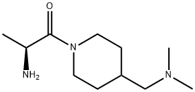 (S)-2-AMino-1-(4-diMethylaMinoMethyl-piperidin-1-yl)-propan-1-one Struktur