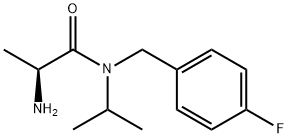 (S)-2-AMino-N-(4-fluoro-benzyl)-N-isopropyl-propionaMide Struktur