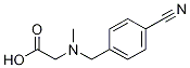 [(4-Cyano-benzyl)-Methyl-aMino]-acetic acid Struktur