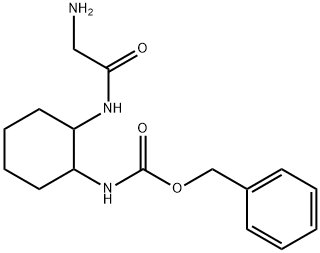 [2-(2-AMino-acetylaMino)-cyclohexyl]-carbaMic acid benzyl ester Struktur