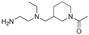 1-(3-{[(2-AMino-ethyl)-ethyl-aMino]-Methyl}-piperidin-1-yl)-ethanone Struktur