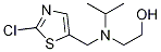 2-[(2-Chloro-thiazol-5-ylMethyl)-isopropyl-aMino]-ethanol Struktur