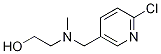 2-[(6-Chloro-pyridin-3-ylMethyl)-Methyl-aMino]-ethanol Struktur