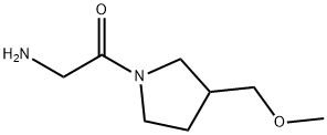 2-AMino-1-(3-MethoxyMethyl-pyrrolidin-1-yl)-ethanone Struktur