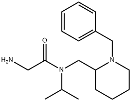 2-AMino-N-(1-benzyl-piperidin-2-ylMethyl)-N-isopropyl-acetaMide Struktur