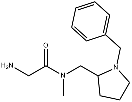 2-AMino-N-(1-benzyl-pyrrolidin-2-ylMethyl)-N-Methyl-acetaMide Struktur