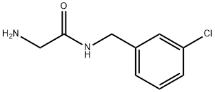 2-AMino-N-(3-chloro-benzyl)-acetaMide Struktur