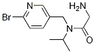 2-AMino-N-(6-broMo-pyridin-3-ylMethyl)-N-isopropyl-acetaMide Struktur