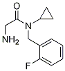 2-AMino-N-cyclopropyl-N-(2-fluoro-benzyl)-acetaMide Struktur