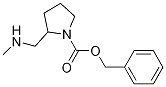 2-MethylaMinoMethyl-pyrrolidine-1-carboxylic acid benzyl ester Struktur