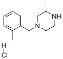 3-Methyl-1-(2-Methyl-benzyl)-piperazine
hydrochloride Struktur