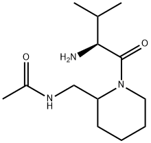 N-[1-((S)-2-AMino-3-Methyl-butyryl)-piperidin-2-ylMethyl]-acetaMide Struktur