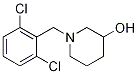 1-(2,6-dichlorobenzyl)piperidin-3-ol Struktur